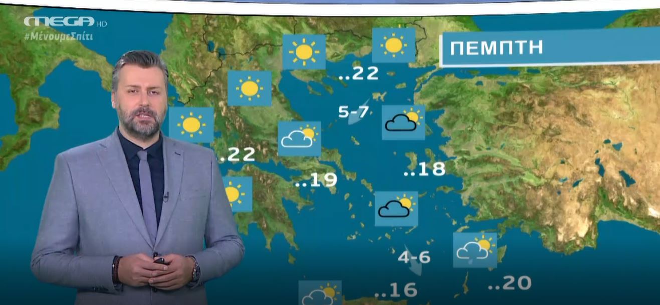 MEGA Καιρός για αγρότες 08/04/20