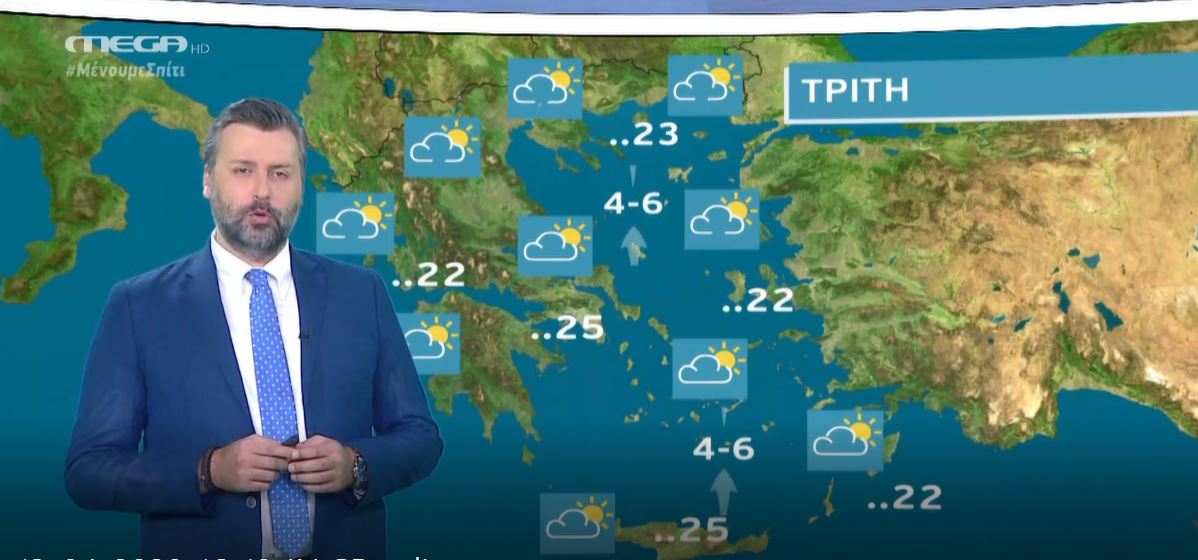 MEGA Καιρός για αγρότες 13/04/20