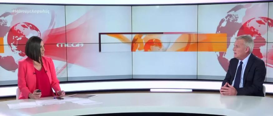 Τσώλης στο MEGA: Η πτώση του ΑΕΠ οφείλεται σχεδόν αποκλειστικά στη μείωση των επενδύσεων