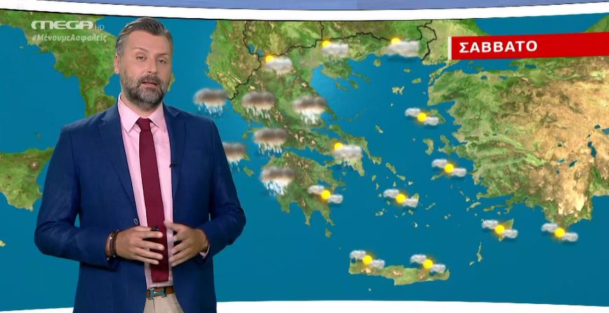 Βροχές και καταιγίδες το Σάββατο – Η πρόγνωση του Γ. Καλλιάνου