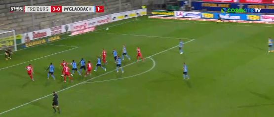 Bundesliga:  Φράιμπουργκ – Γκλάντμπαχ 1-0