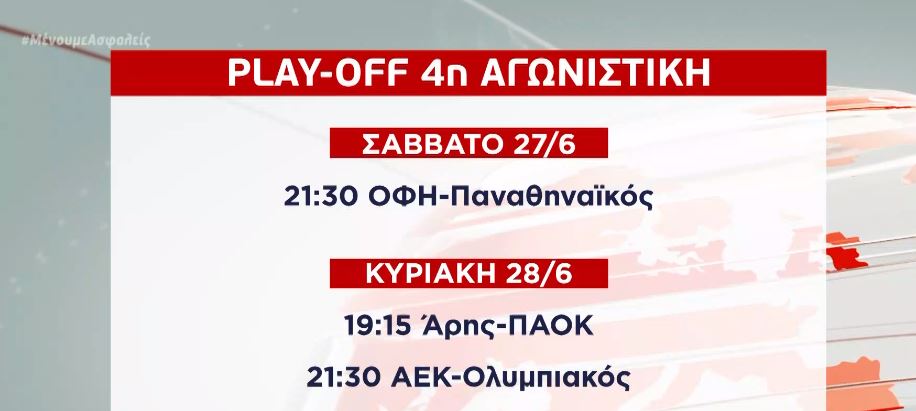 Ένα βήμα πριν τον τίτλο ο Ολυμπιακός – Τα υπόλοιπα ματς στη Super League