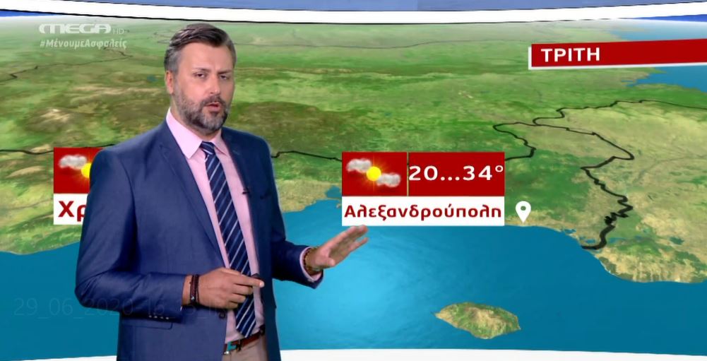 MEGA Καιρός για αγρότες 29/06/20