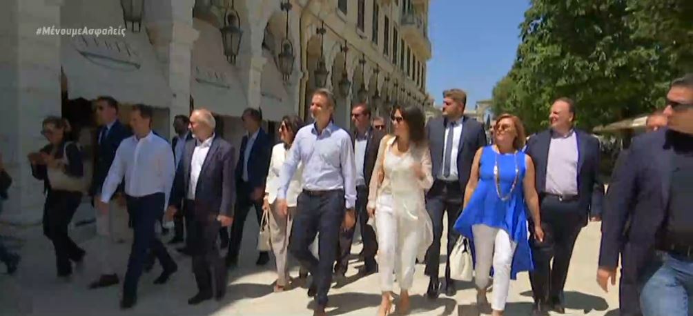 Περιοδεία Μητσοτάκη σε Κέρκυρα και Άρτα
