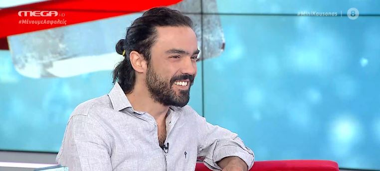 Ο ηθοποιός Δημήτρης Κουρούμπαλης στο MEGA