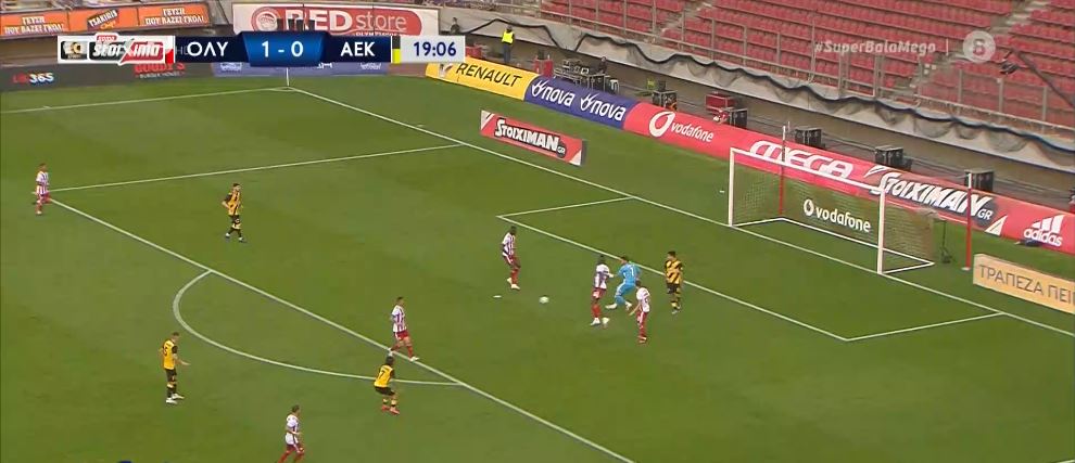 Θρίαμβος του Ολυμπιακού επί της ΑΕΚ (3 – 0)