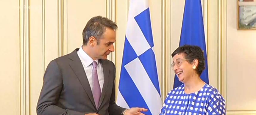Συνάντηση Μητσοτάκη με Ισπανίδα ΥΠΕΞ