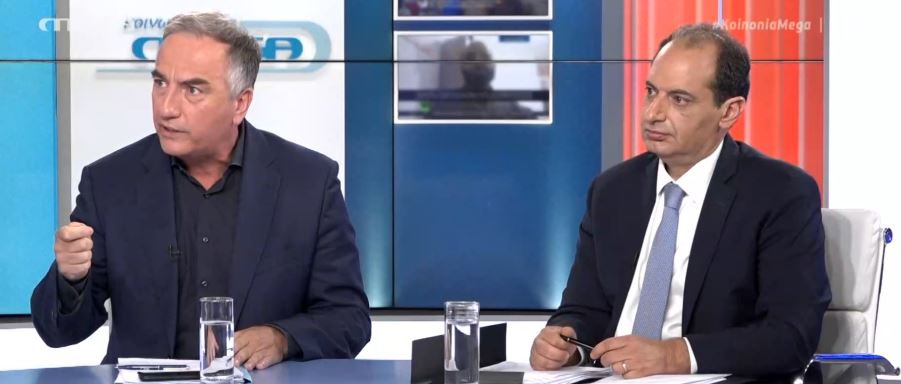 Αντιπαράθεση Καλαφάτη-Σπίρτζη στο MEGA για πρώτη κατοικία και αναδρομικά
