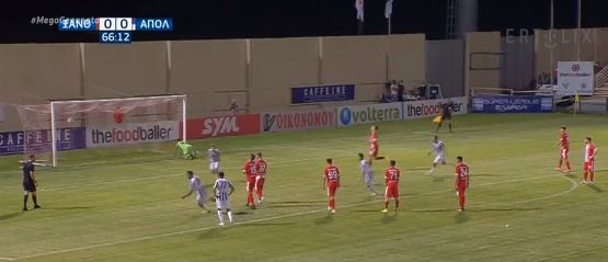 Super League: Ξάνθη – Απόλλων 0-1