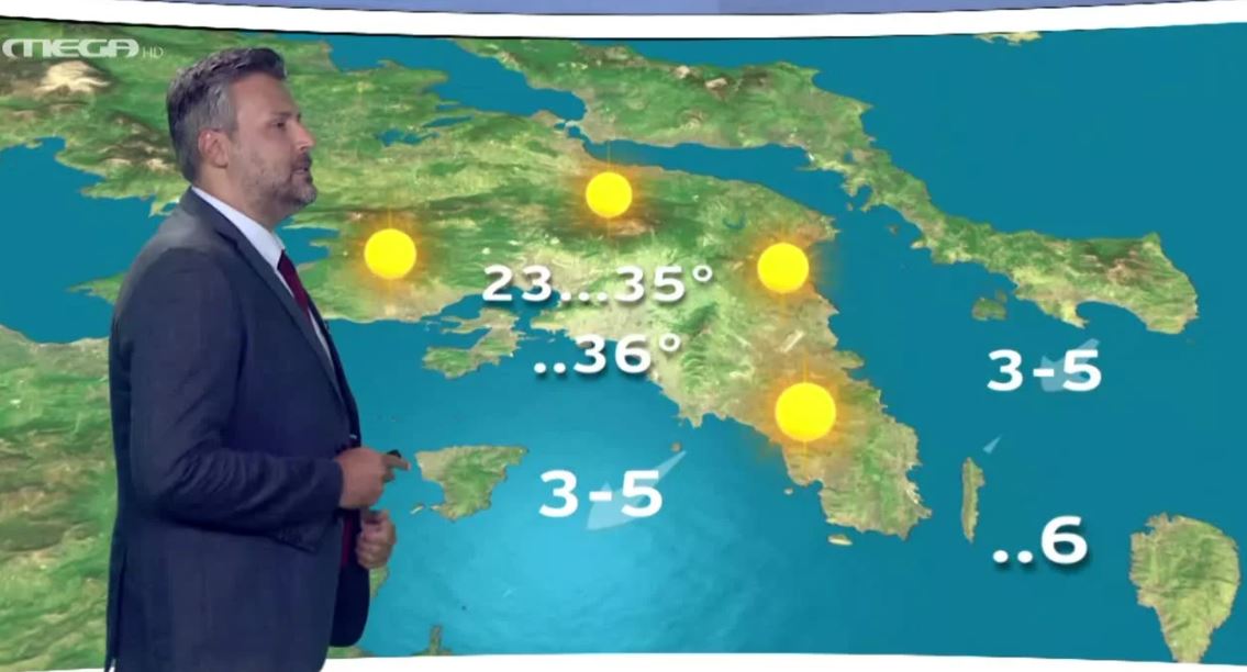 Καλοκαιρινός ο καιρός και την Παρασκευή (4/9) – Η πρόγνωση του Γ. Καλλιάνου