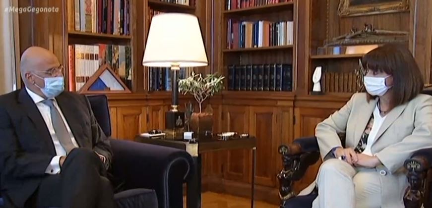 Η τουρκική προκλητικότητα στη συνάντηση Δένδια – Σακελλαροπούλου