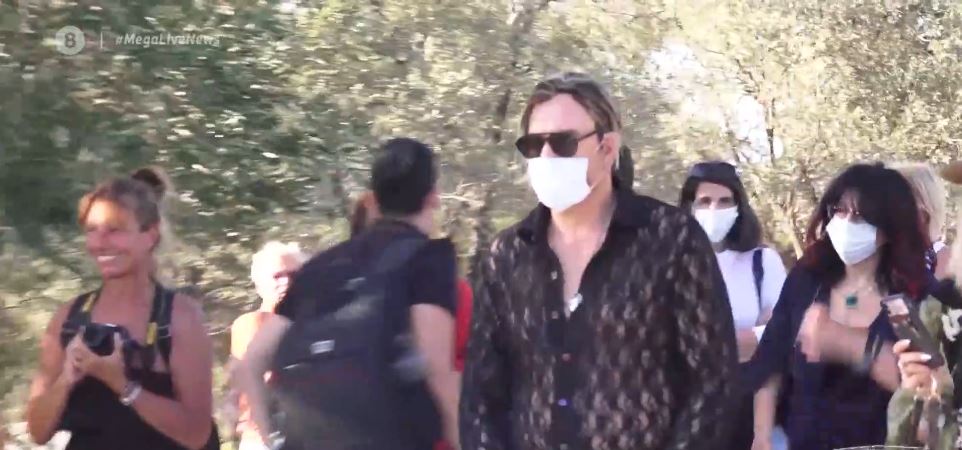 Ο Μίκυ Ρουρκ στην Ακρόπολη