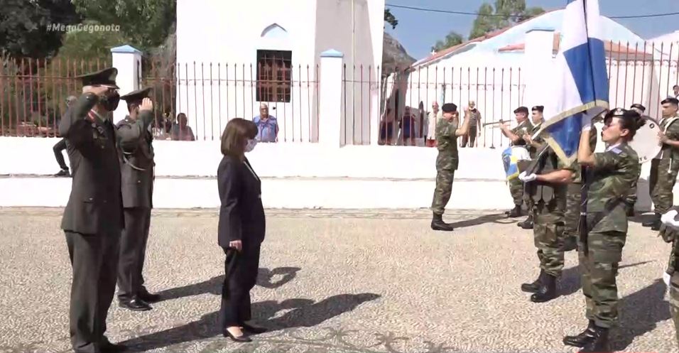 Στο Καστελόριζο η ΠτΔ: Δεν υποκύπτουμε σε εκβιασμούς και απειλές