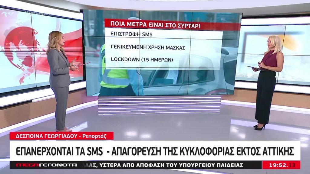 MEGA ΓΕΓΟΝΟΤΑ: Κεντρικό Δελτίο Ειδήσεων 20/09/20 - 
