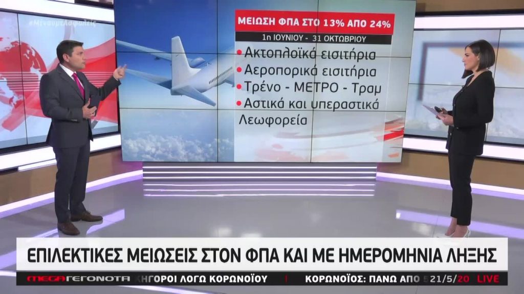 MEGA ΓΕΓΟΝΟΤΑ: Κεντρικό Δελτίο Ειδήσεων 21/05/20 - 