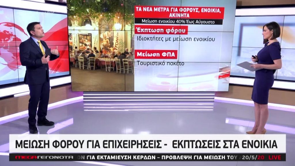 MEGA ΓΕΓΟΝΟΤΑ: Κεντρικό Δελτίο Ειδήσεων 20/05/20 - 