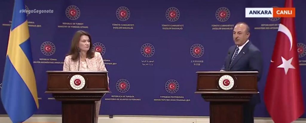 Ελληνοτουρκικά: Έντονο φραστικό επεισόδιο Τσαβούσογλου – Σουηδής ΥΠΕΞ