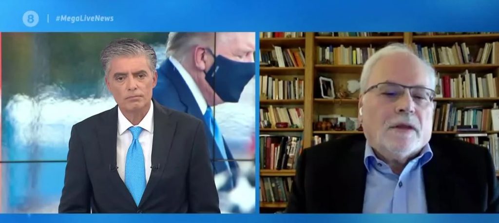 Παυλάκης στο MEGA: «Ο ιός δεν κάνει διακρίσεις, καταστρέφει όλους όσοι δεν τον σέβονται»