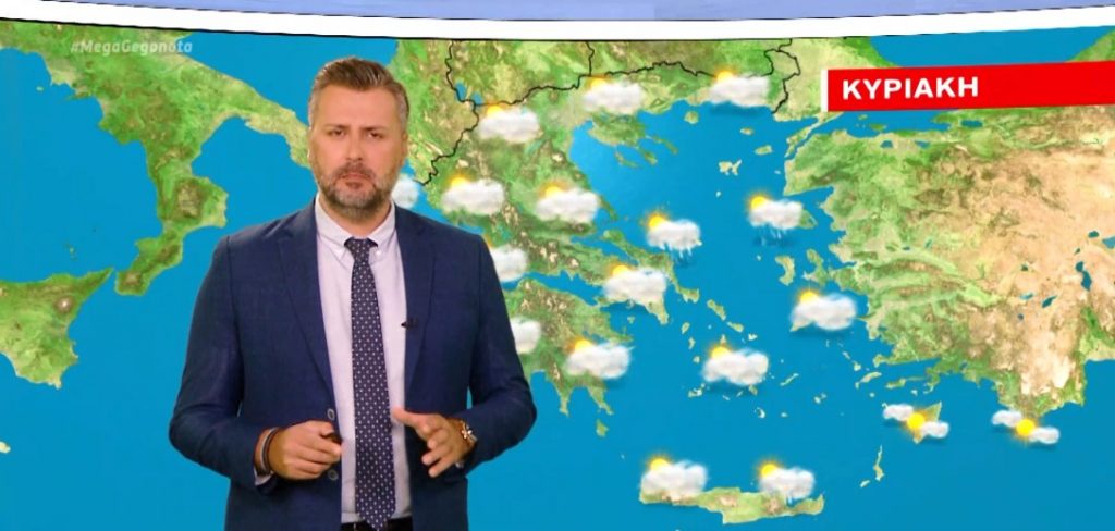 Αίθριος και με νεφώσεις ο καιρός την Κυριακή