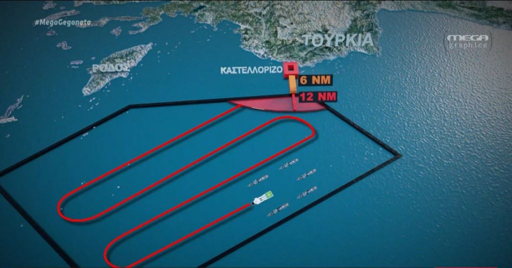 Μια ανάσα από το Καστελόριζο το Oruc Reis – Διπλωματικός μαραθώνιος της Αθήνας