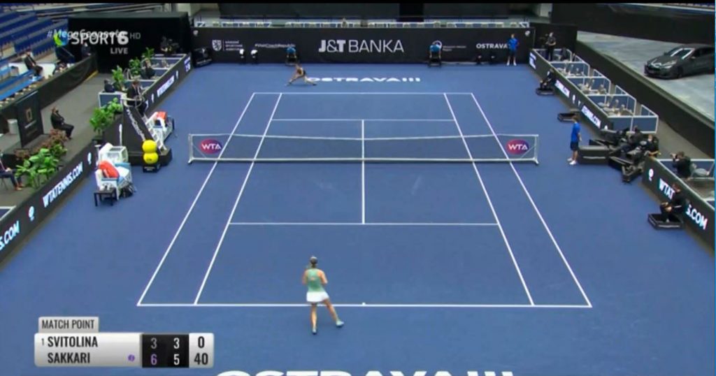 Τένις: Σάκκαρη – Σβιτολίνα 2 – 0 σετ στους «16» του τουρνουά