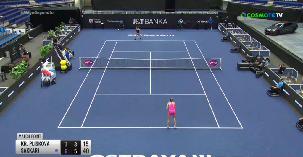 Τένις: Άνετη πρόκριση στους «16» της Μαρίας Σάκκαρη στην Οστράβα