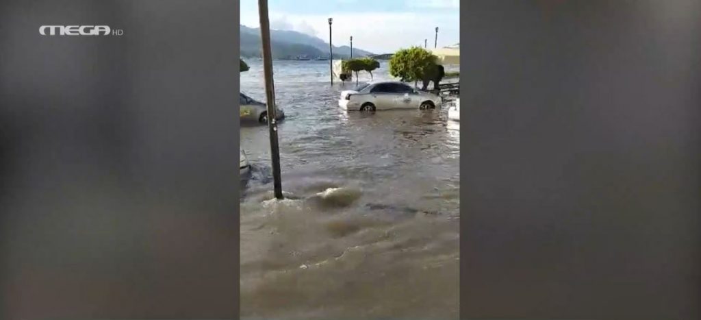 Σεισμός: Πλημμυρισμένο μεγάλο μέρος της Σάμου