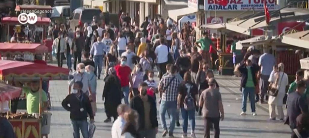 Κορωνοϊός: Χωρίς μέτρα κατά της πανδημίας η Τουρκία – Αδιαφορούν οι πολίτες