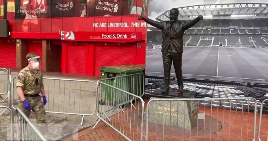 Κέντρο ελέγχου κορωνοϊού λειτουργεί στο «Άνφιλντ»