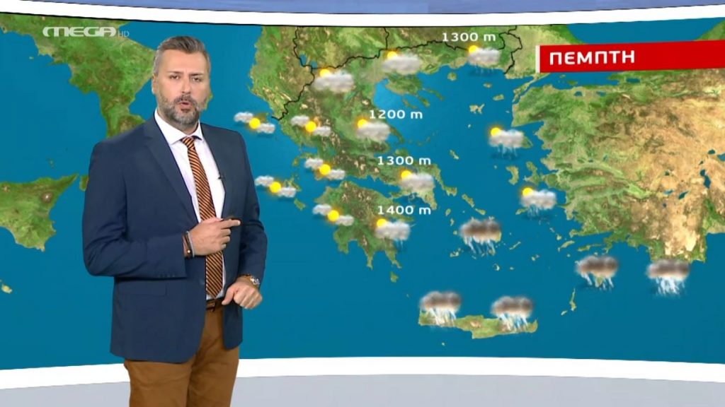 Άστατος ο καιρός την Πέμπτη – Η πρόγνωση του Γιάννη Καλλιάνου