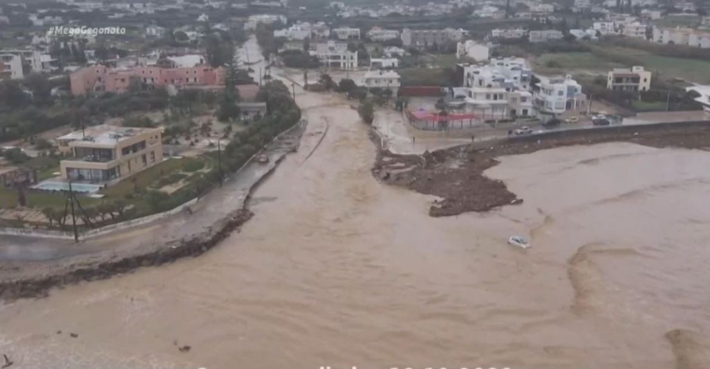 Κρήτη: Καταστροφές από την κακοκαιρία – Κυβερνητικό κλιμάκιο στο νησί