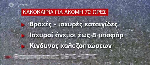Κακοκαιρία μέχρι και τη Δευτέρα – Η πρόγνωση του Γ. Καλλιάνου