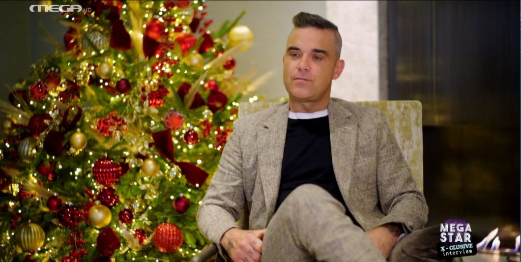 O Robbie Williams αποκλειστικά στο MEGA STAR