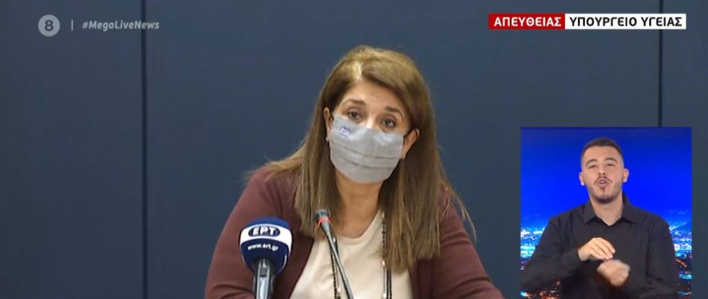 Παπαευαγγέλου – Κορωνοϊός: Αρκούν μόλις 8 λεπτά για να γίνει διασπορά αν δεν φοράμε μάσκα