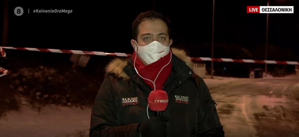 Θεσσαλονίκη: Στα λευκά ο Χορτιάτης