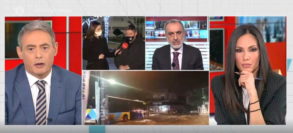 Πλημμύρισαν οι δρόμοι στο Μενίδι – Ο δήμαρχος Αχαρνών στο MEGA