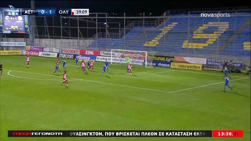 Ολυμπιακός : Με το εντυπωσιακό 4 – 0 επιβλήθηκε του Αστέρα στην Τρίπολη