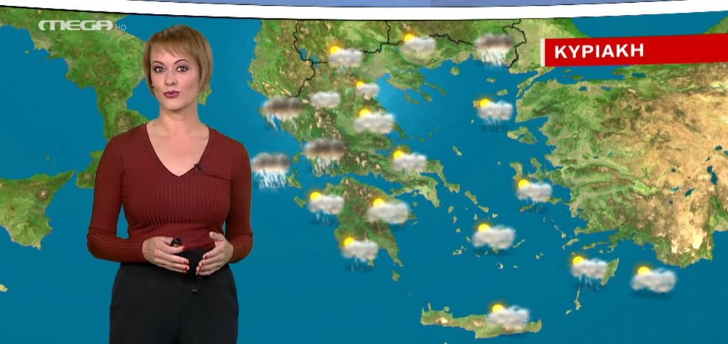 Kαιρός: Με βροχές και συννεφιά η Κυριακή