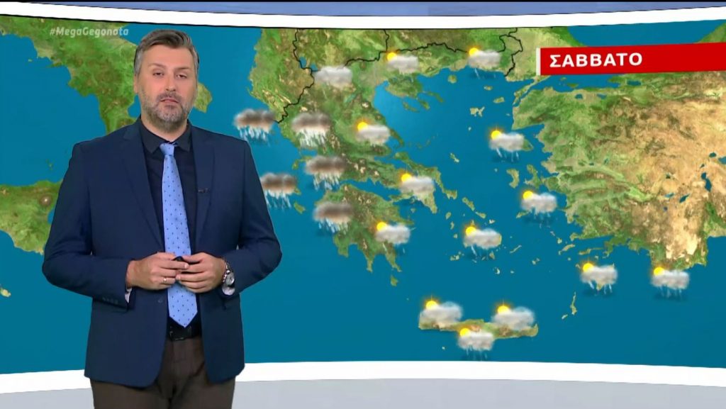 Άστατος ο καιρός το Σάββατο – Η πρόγνωση του Γιάννη Καλλιάνου