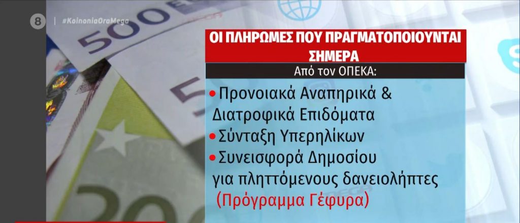 Ποιοι φόροι καταβάλλονται σήμερα – Ποια επιδόματα πληρώνονται