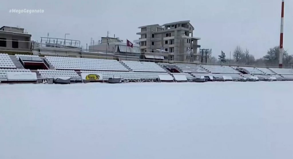 Super League: Αναβλήθηκε το ΑΕΛ – ΑΕΚ λόγω χιονόπτωσης