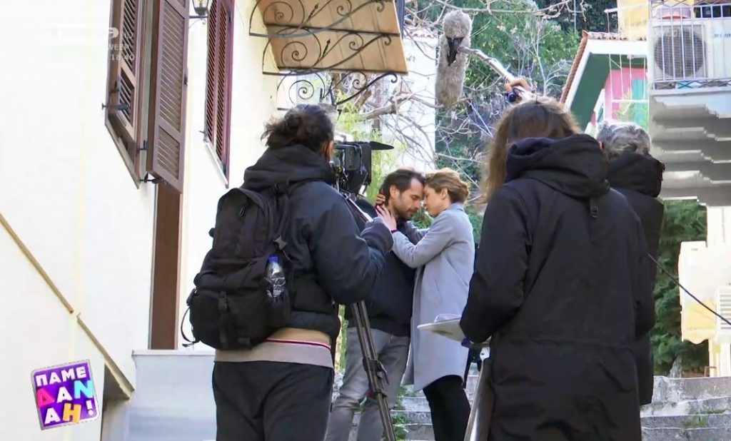 Το «Πάμε Δανάη!» στα γυρίσματα της «Έξαψης» στο Ναύπλιο