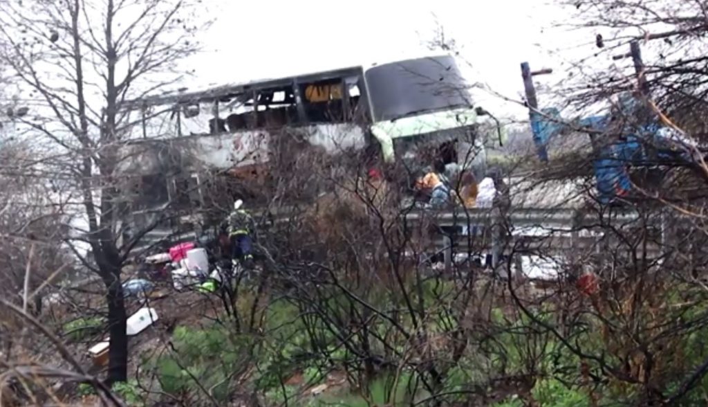 Στις φλόγες τυλίχτηκε λεωφορείο των ΚΤΕΛ – Δεν υπήρξε τραυματισμός