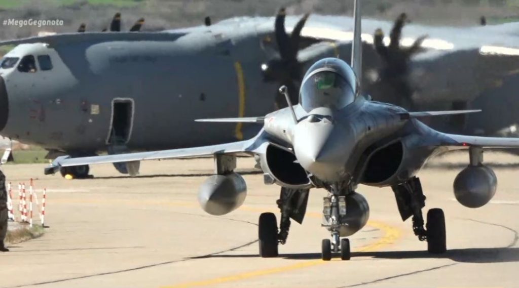Επίσημη «πρώτη» των μαχητικών Rafale στην Ελλάδα