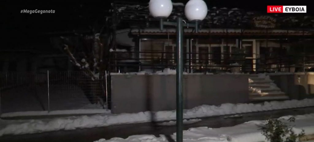 «Μήδεια»: Σε λευκό κλοιό η Εύβοια – Στο έλεος της κακοκαιρίας η Βοιωτία