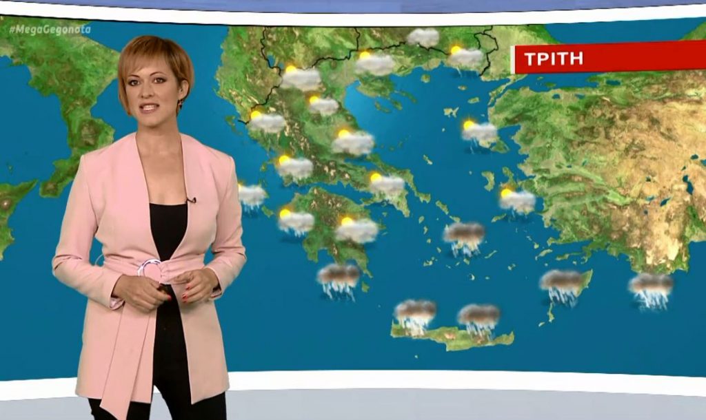 Με συννεφιά και τοπικές βροχές ο καιρός την Τρίτη