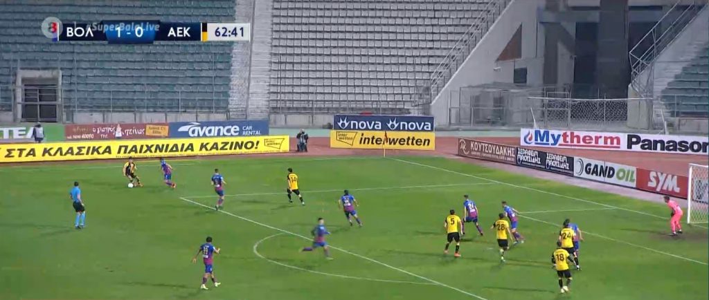 Ο Βόλος έχει πάρει τον αέρα της ΑΕΚ (1-0)