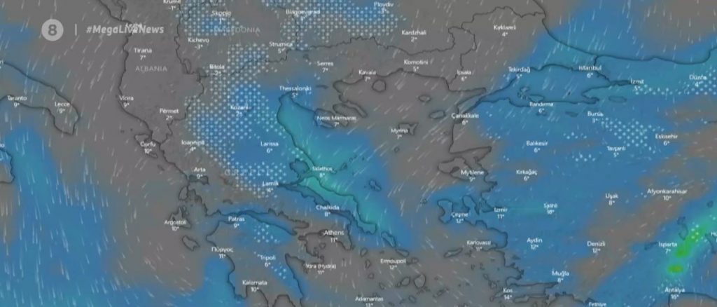 Καιρός: Έρχεται κακοκαιρία – Πού θα σημειωθούν βροχές & καταιγίδες