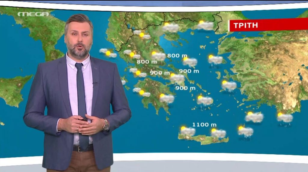 Άστατος ο καιρός την Τρίτη – Η πρόγνωση του Γιάννη Καλλλιάνου