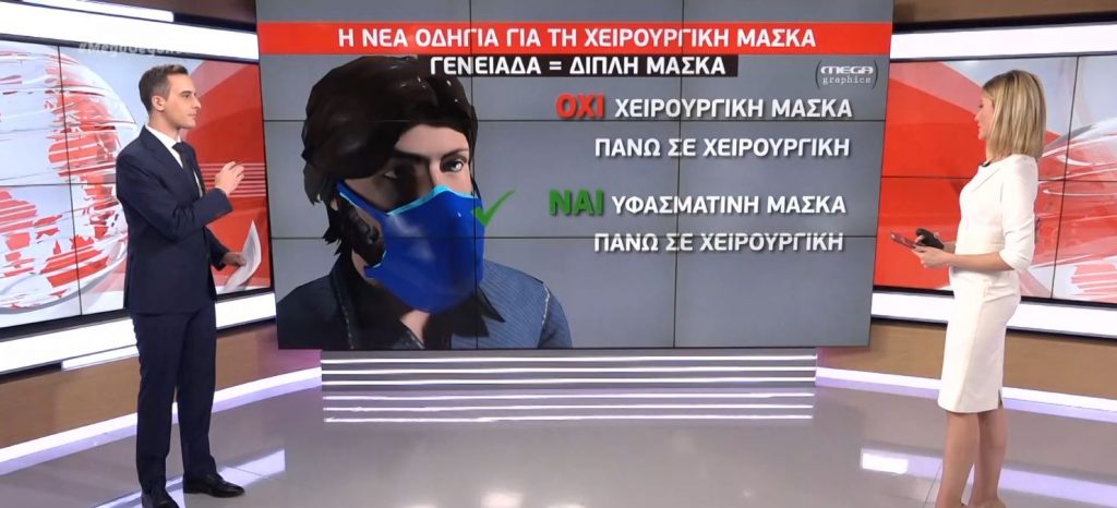 Νέες οδηγίες για την χρήση μάσκας – Διπλή για τους μουσάτους